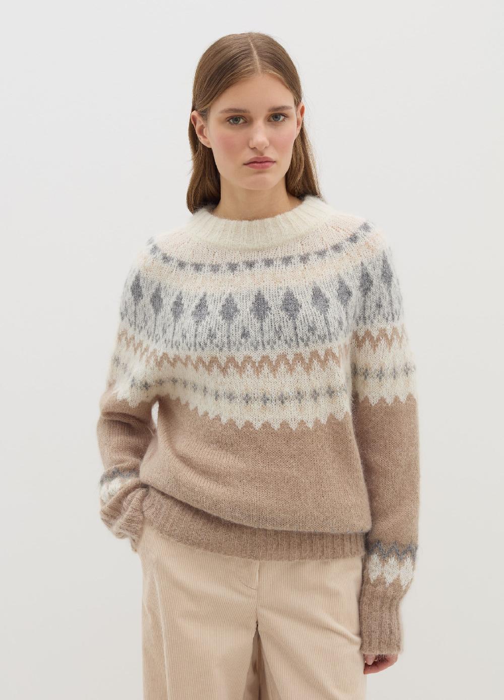 Stefanel Pullover con disegno jacquard Prezzo Ridotto