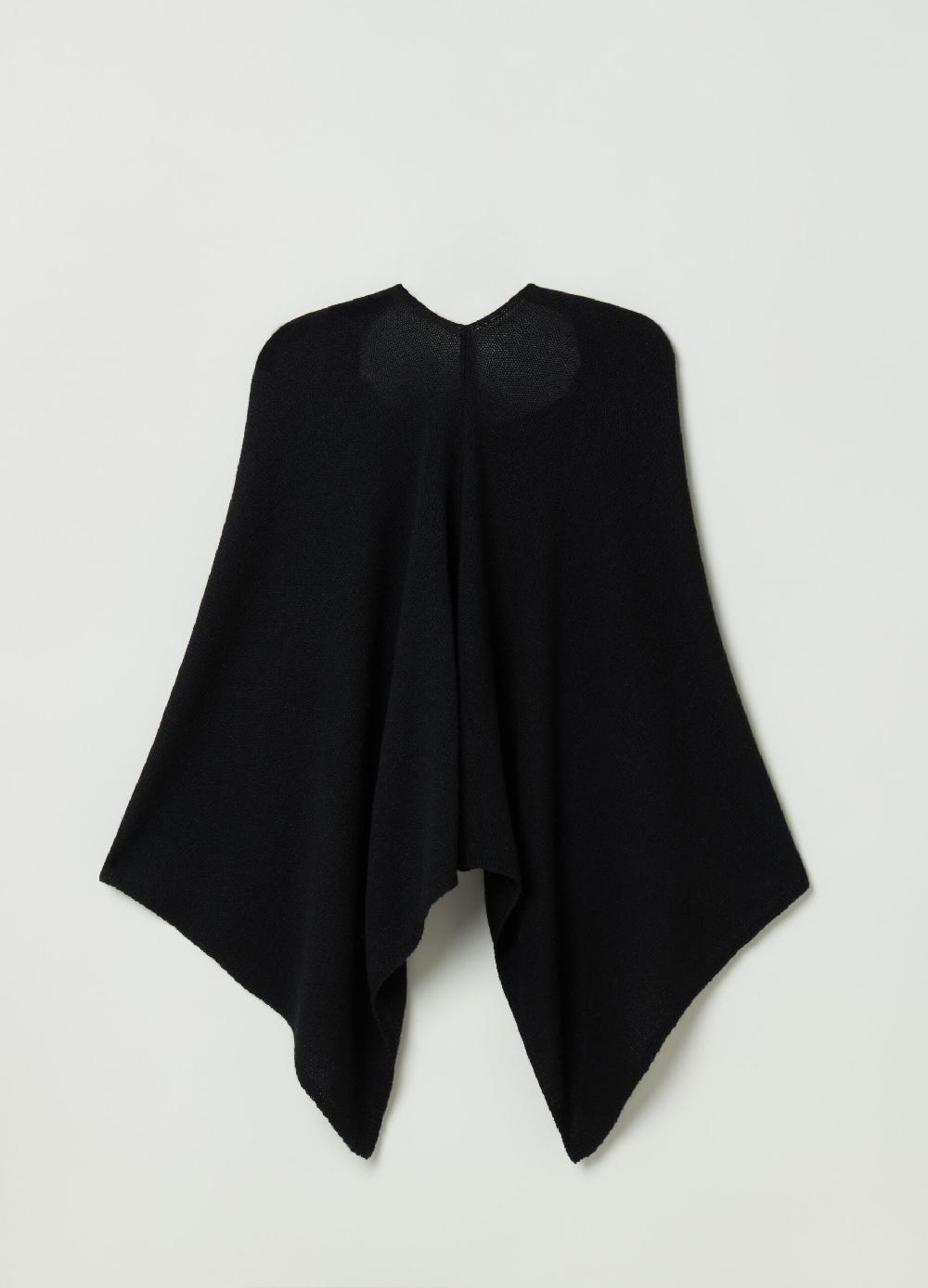 Stefanel Poncho in lana e mohair In Linea