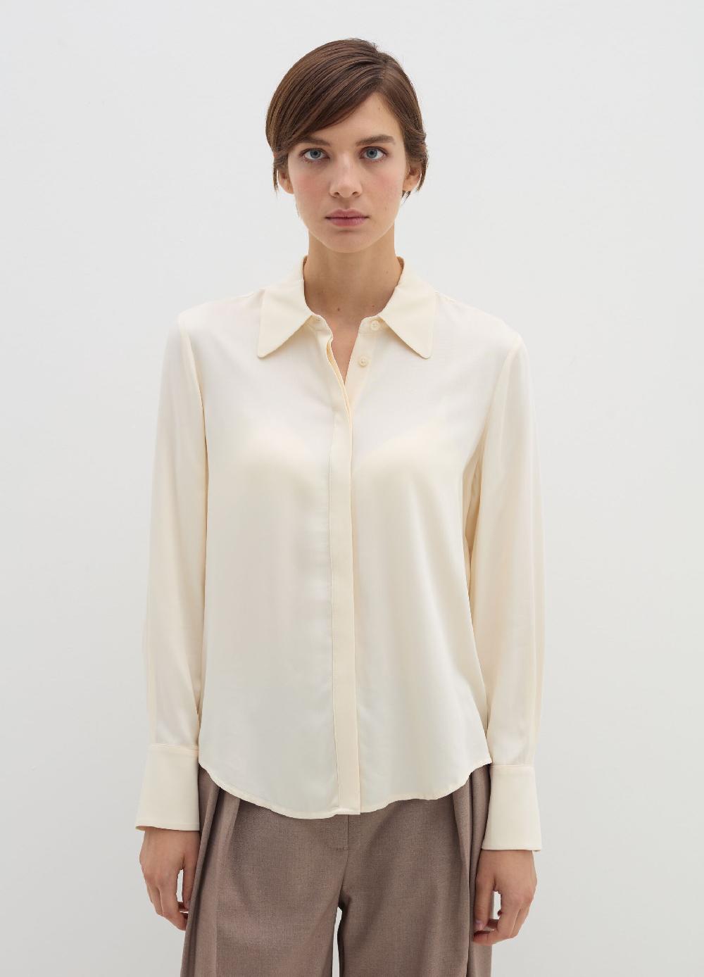Stefanel Camicia in seta effetto satin Affare Del Giorno