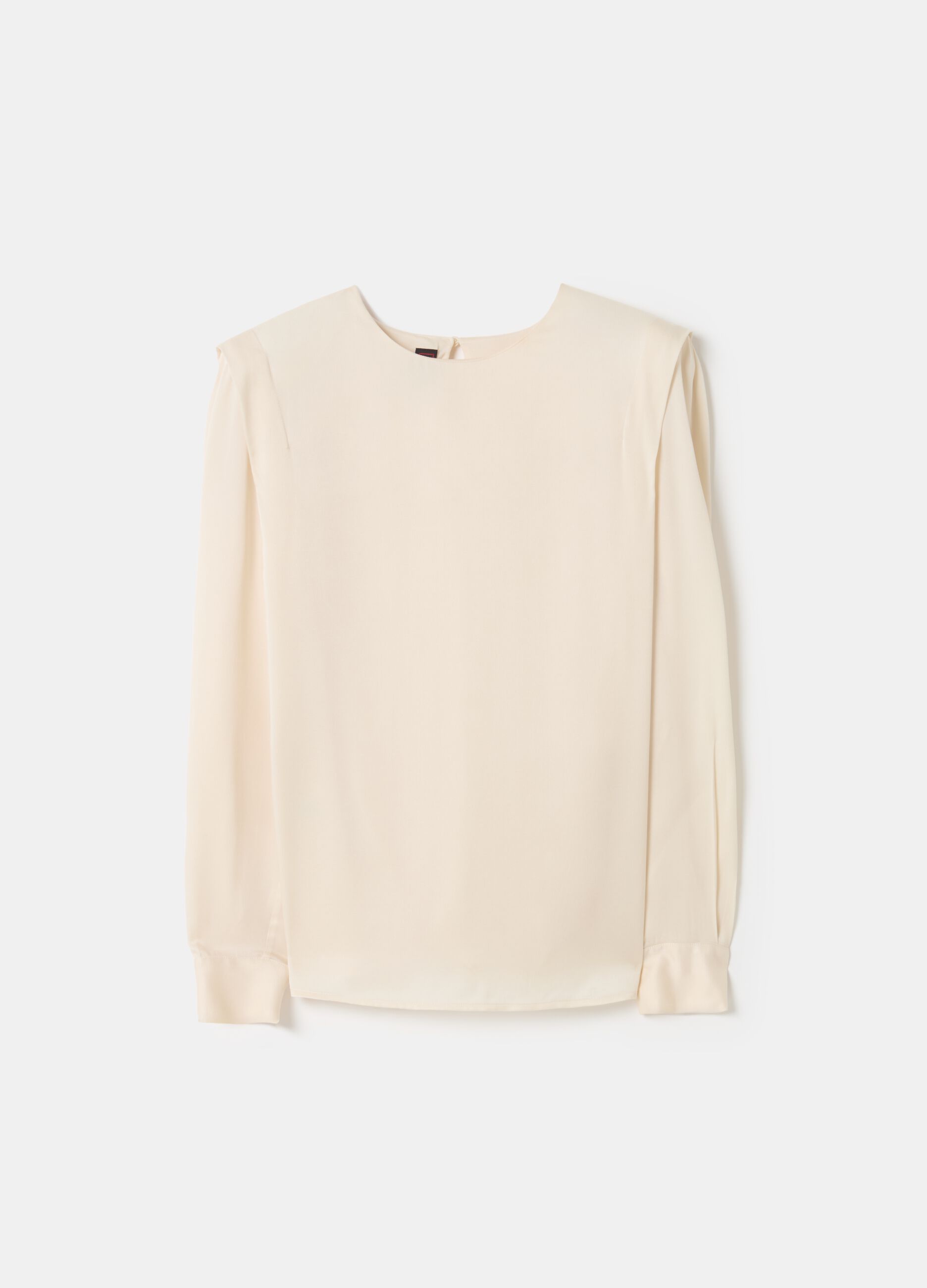 Stefanel Blusa in satin boxy fit Qualità Garantita