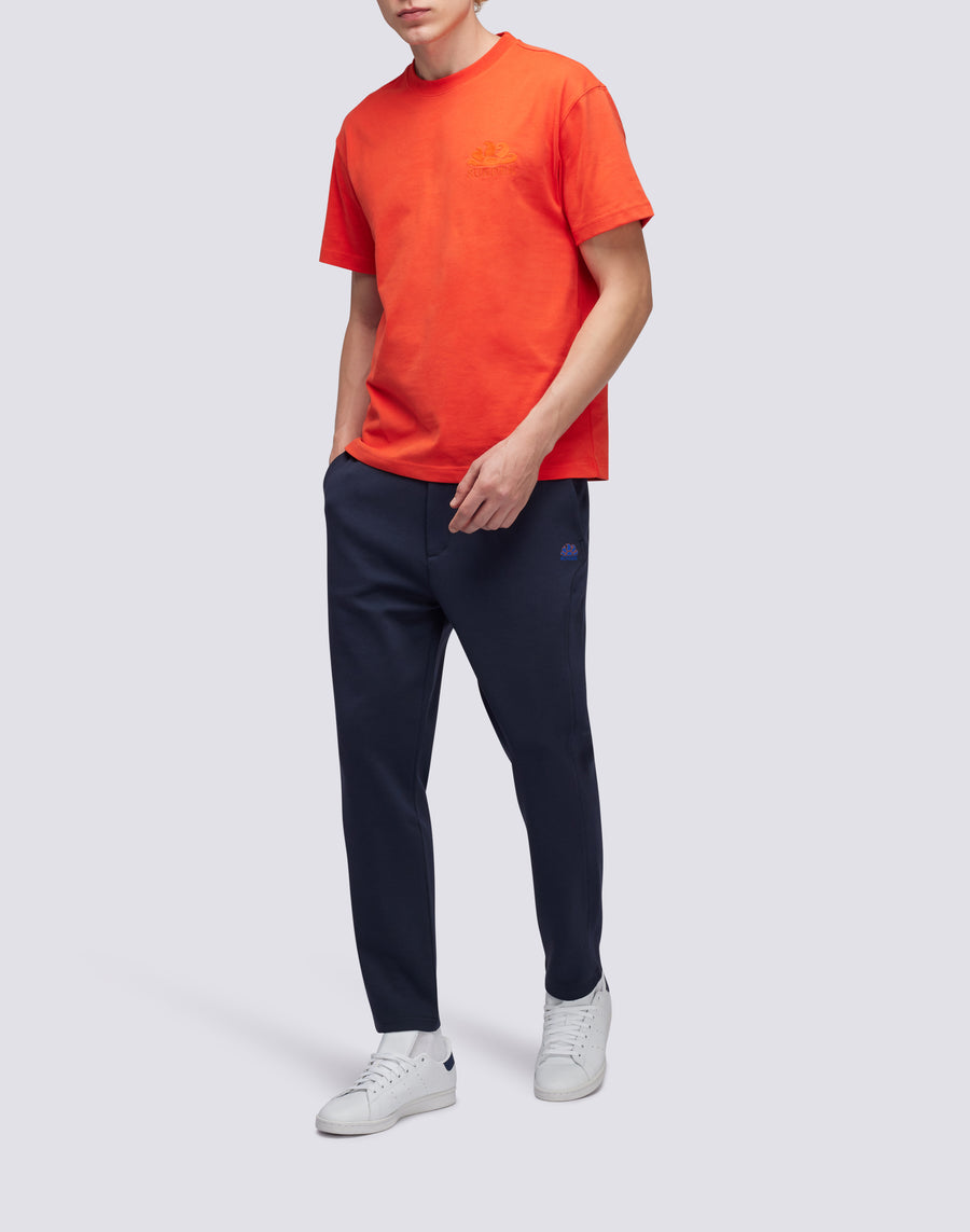 Sundek T-SHIRT GIROCOLLO CON LOGO RICAMATO M170TEJS700-A4200 Nuova