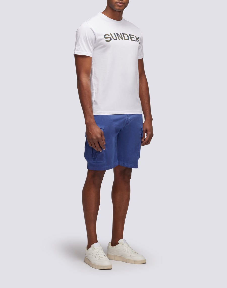 Sundek walkshort in twill di cotone m229wktw100-00700 Convenienza