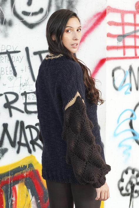 Tricot à Porter Sweater sleeves dino In Saldo