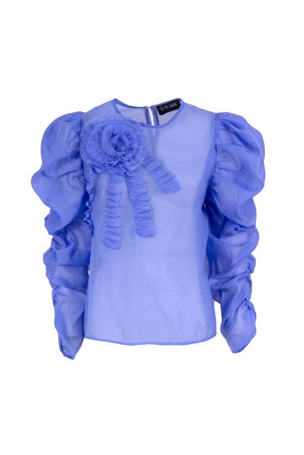 U R Ink LA SAVINA 234W4G0 CAMICIE e BLUSE CELESTE 2025