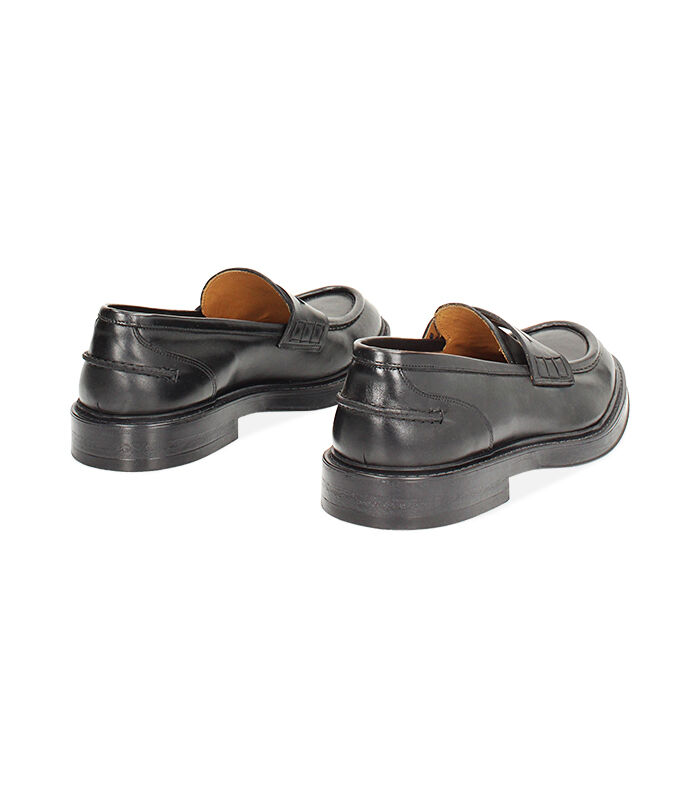 Valerio 1966 CALZATURA UOMO MOCASSINO PELLE NERO Presa