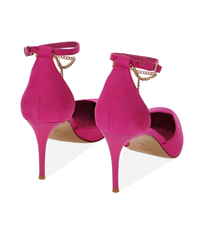 Valerio 1966 Décolleté donna fucsia in microfibra tacco 8 cm | Valerio 1966 2025