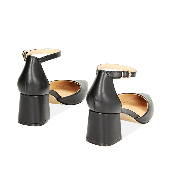 Valerio 1966 Décolleté donna cinturino nere tacco 6 cm | Valerio 1966 Sottocosto