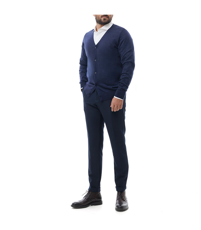Valerio 1966 Cardigan blu | Valerio 1966 Italy