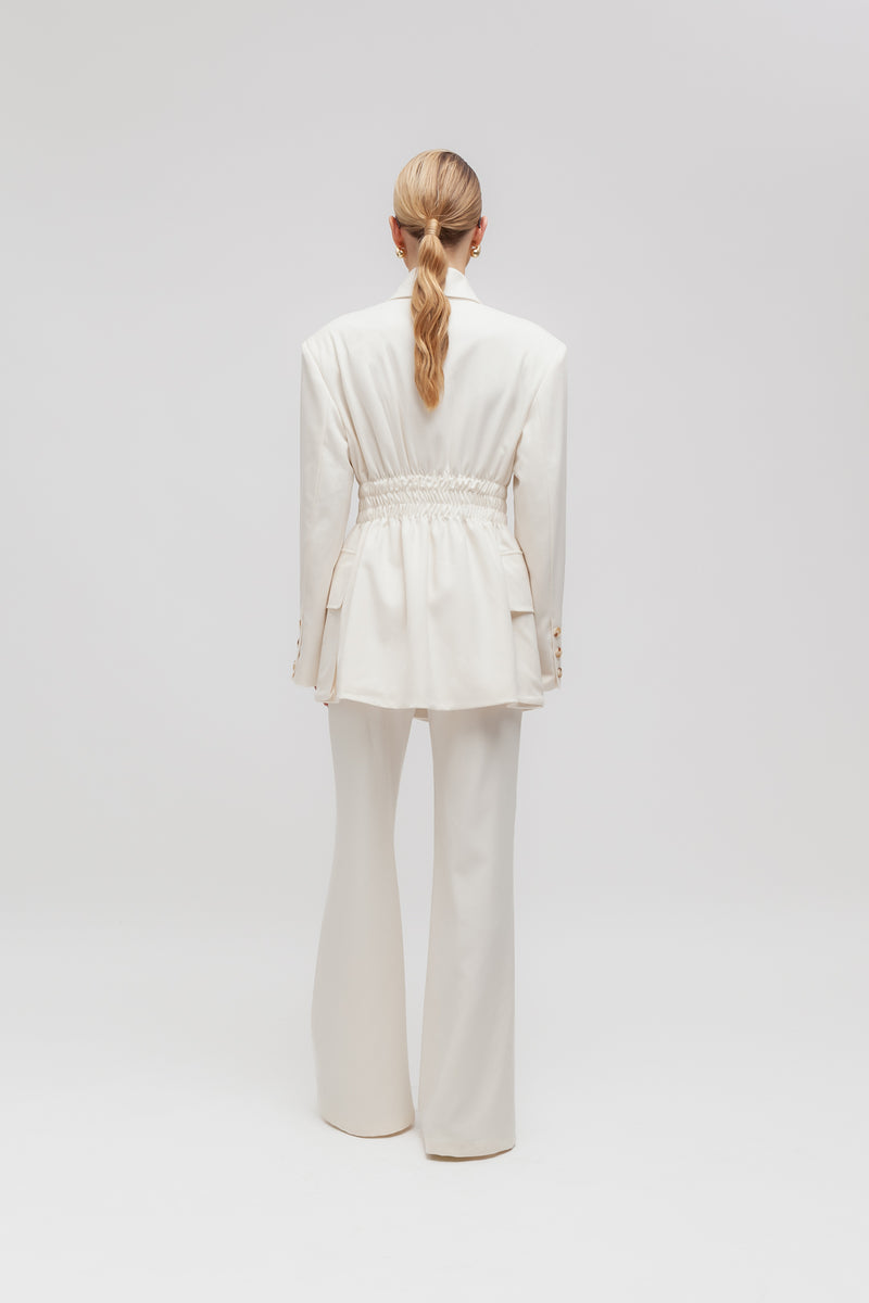 Weili zheng Blazer moda con vita arricciata Vendita