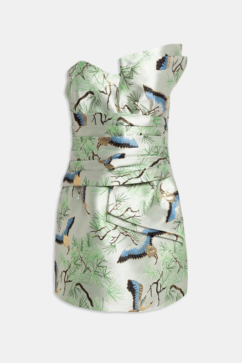Weili zheng Mini abito in broccato Hotsell