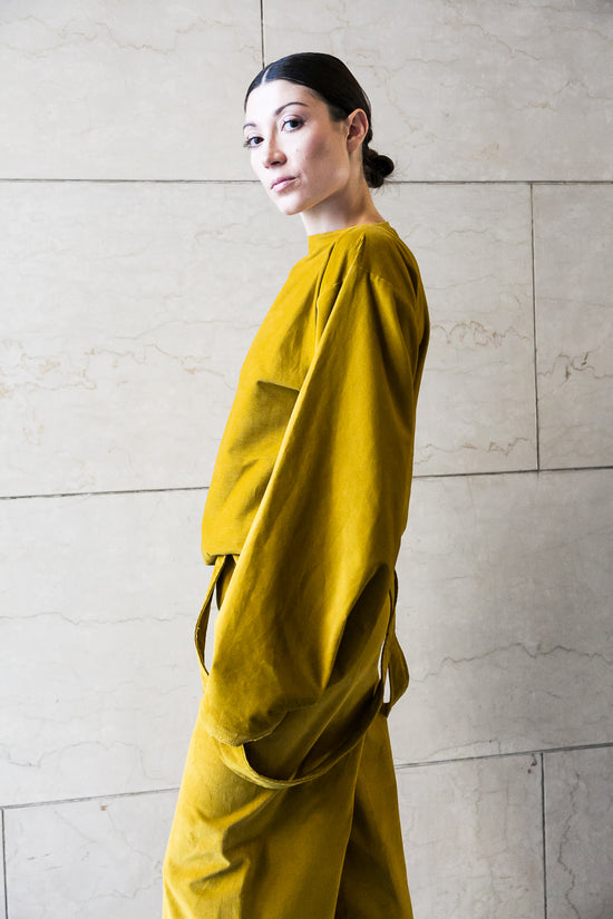 ﻿Zerobarracento Long sleeves bateau collar shirt Italy