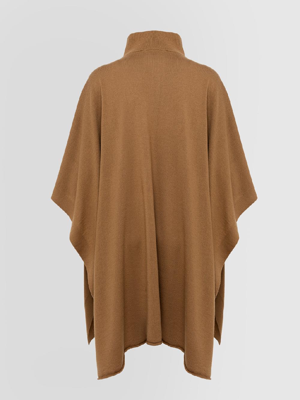 Alpha studio LUPETTO ZIP PONCHO RASATO 2025